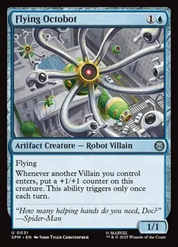 1x Flying Octobot - Foil NM Eng MTG - Marvel's Spider-Man - Image 1