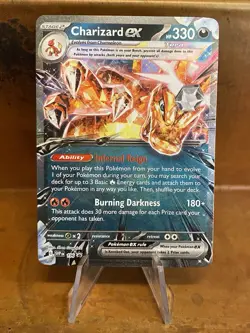 Charizard ex 196 - Promo SV: Scarlet & Violet Black Star Promo Pokemon NM/MINT - Image 1