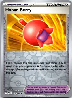 Pokemon TCG - Haban Berry Reverse Holo Common Prismatic Evolutions 111/131 NM - Image 1