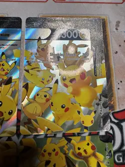 Pokemon Tcg Pikachu V-Union SwSH Black Star Promo Set of 4 NM - Image 3