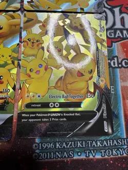 Pokemon Tcg Pikachu V-Union SwSH Black Star Promo Set of 4 NM - Image 5
