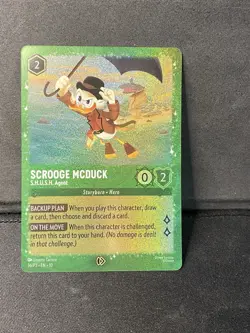 Disney Lorcana Promo Cards Scrooge McDuck S.H.U.S.H. Agent 36/P3 NM - Image 1
