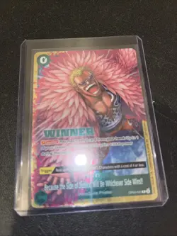 One Piece Card TCG - Because the side of justice (OP05-037) WINNER English Card - Image 1