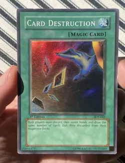Yugioh LP Card Destruction Starter Deck Yugi Super Rare Foil 1st SDY-042 - Image 1