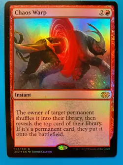 MTG 1x FOIL Chaos Warp # 105 Double Masters 2022 Magic the Gathering Card x1 NM - Image 1