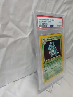 1999 Pokemon Jungle Nidoqueen Holo 1st Edition #7 Ex-Mt PSA 6 Vintage Rare Card! - Image 3