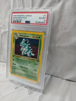 1999 Pokemon Jungle Nidoqueen Holo 1st Edition #7 Ex-Mt PSA 6 Vintage Rare Card! - Image 4