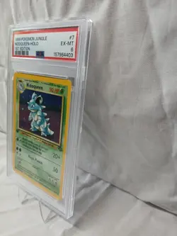 1999 Pokemon Jungle Nidoqueen Holo 1st Edition #7 Ex-Mt PSA 6 Vintage Rare Card! - Image 5