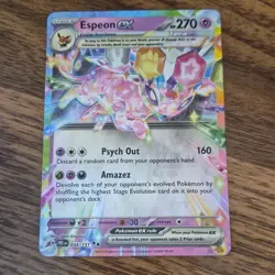 Pokemon TCG Prismatic Evolutions 8-Card Holo ex Lot: Espeon, Vaporeon - Image 3