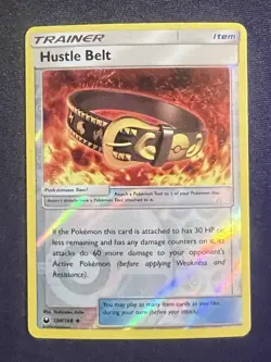 Hustle Belt 134/168 Reverse Holo Celestial Storm Pokemon Card TCG - Image 1