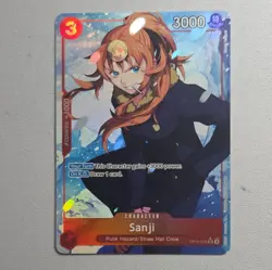 Bandai Sanji OP10-005 - One Piece CCG Super Rare Full Art Holo Character Card - Image 1