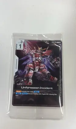 Unforeseen Incident - NM Regional Promo Gundam Card Game - Image 1