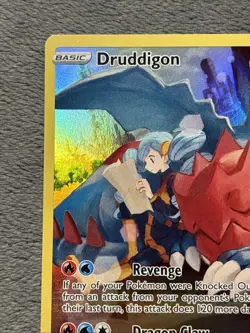 Druddigon TG09/TG30 Full Art Holo Trainer Gallery Pokemon Card NM - Image 5