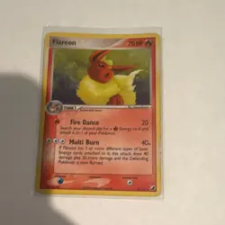 Pokemon Flareon EX Holo Rare 5/115 Unseen Forces Stage 1 70HP English Card - Image 1