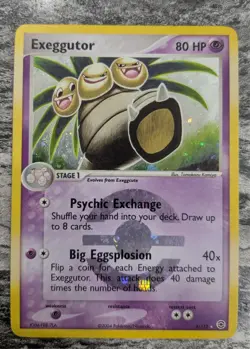 Pokemon Card - Exeggutor FireRed & LeafGreen 5/112 Holo Reverse Holo Rare - Image 1