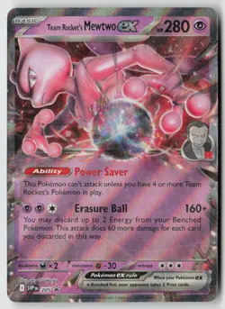 Team Rocket's Mewtwo ex 205 - SV: Scarlet & Violet Promo Cards Holo - PTCG - Image 1