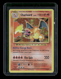 2016 Charizard 11/108 Holo Rare Pokemon Card XY Evolutions Base Art Vintage MP - Image 1