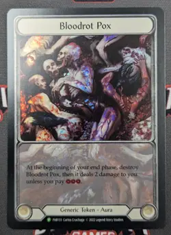 FAB FOIL Bloodrot Pox (Pro Tour)- Promotional Flesh and Blood Card #133 - Image 1