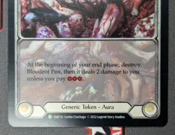 FAB FOIL Bloodrot Pox (Pro Tour)- Promotional Flesh and Blood Card #133 - Image 4