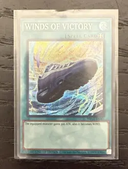 Yu-Gi-Oh Winds of Victory Spell Card Limited Edition Promo NKC1-EN001 English - Image 1