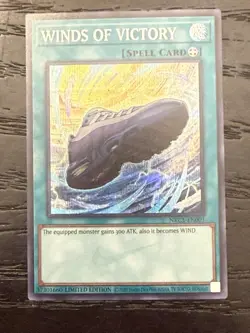 Yu-Gi-Oh Winds of Victory Spell Card Limited Edition Promo NKC1-EN001 English - Image 3