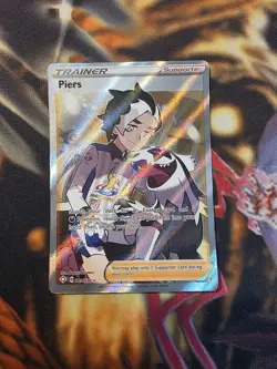 1x Pokemon TCG Shining Fates Piers Full Art Ultra Rare Card 069/072 - Image 1