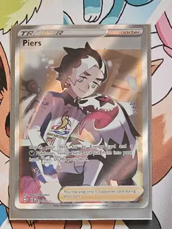 Pokemon - Piers (Full Art) - 069/072 - Shining Fates - Holo - Ultra Rare NM - Image 1