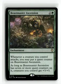 Beastmaster Ascension Bloomburrow NM Rare #283 MTG Magic - Image 1