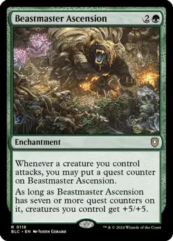 Beastmaster Ascension Bloomburrow NM Rare #283 MTG Magic - Image 3