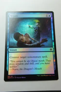 MTG Negate x1-Foil -Conspiracy: Take the Crown-Lightly Played - Image 1