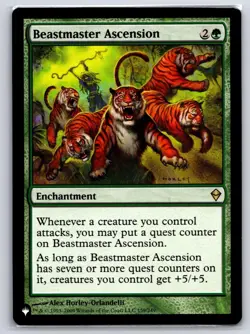 Beastmaster Ascension (ZEN) 159/249 The List Reprints Magic: The Gathering NM - Image 1
