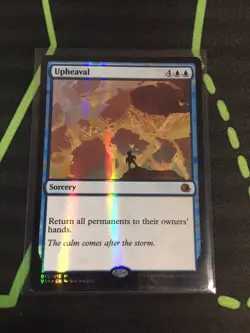 MTG Magic The Gathering Upheaval FtV Mythic Blue Sorcery - Image 1