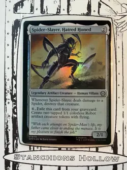 MTG Spider-Slayer, Hatred Honed - Marvel's Spider-Man (SPM) U 0175 NM *Foil* - Image 1