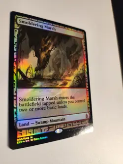Mtg Smoldering Marsh Zendikar Expeditions Foil NM . - Image 4