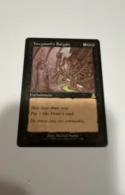 Yawgmoth's Bargain MTG Urza's Destiny Foil - Image 1
