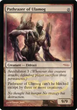 Slightly Played, English - 1 x MTG Pathrazer of Ulamog - WPN Foil Promotional - Image 1