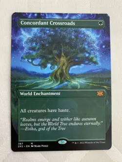 CONCORDANT CROSSROADS *Non-Foil* Borderless Art 2X2 MTG NM/MT Double Masters 22 - Image 1