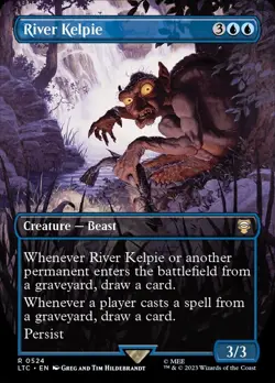 River Kelpie (Borderless) Commander: Lord of the Rings #0524 FOIL - Image 1