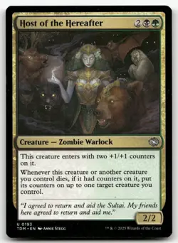 Host of the Hereafter #193 (NM) Tarkir Dragonstorm TDM Magic MTG - Image 1