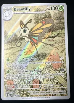 Pokemon TCG Ascended Heroes 219/217 Beautifly Illustration Rare NM / M - Image 1