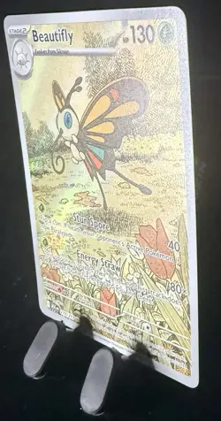 Pokemon TCG Ascended Heroes 219/217 Beautifly Illustration Rare NM / M - Image 4