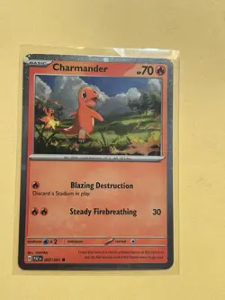 Charmander • 007/091 • Cosmos Holo • Pokemon • Paldean Fates Promo - Image 1