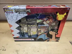 Pokemon TCG Celebrations Lance’s Charizard V Collection Box w/ ES and FS - Image 1