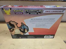 Pokemon TCG Celebrations Lance’s Charizard V Collection Box w/ ES and FS - Image 2