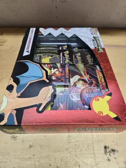 Pokemon TCG Celebrations Lance’s Charizard V Collection Box w/ ES and FS - Image 3