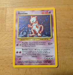 Wizards of the Coast Pokemon TCG Mewtwo Base Set Holo Rare 10/102 Basic 60 HP - Image 1