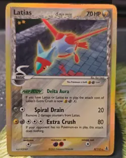 Latias 8/113 Delta Species Holo Rare 2005 70 HP Pokemon TCG - Image 1