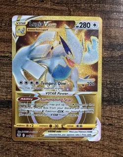 Pokemon Lugia VSTAR 211/195 Silver Tempest Secret Rare Holo EN 2022 - Image 1