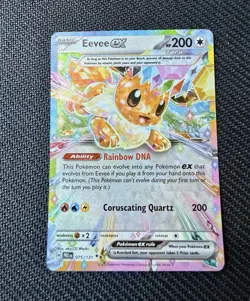 Eevee ex 075/131 SV Prismatic Evolutions Holo Double Rare 200 HP Eng 2025 - Image 1