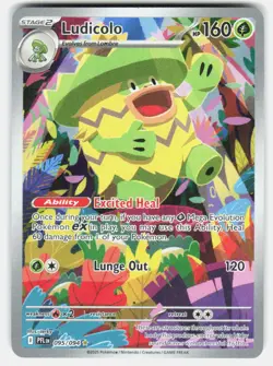 LUDICOLO 095/094 ILLUSTRATION RARE PHANTASMAL FLAMES POKEMON NM/M - Image 1
